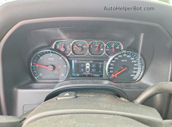 3GCPCRECXHG255792 2017 CHEVROLET SILVERADO Teal Instrument cluster view