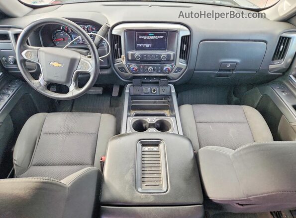 3GCPCRECXHG255792 2017 CHEVROLET SILVERADO Teal Dashboard view