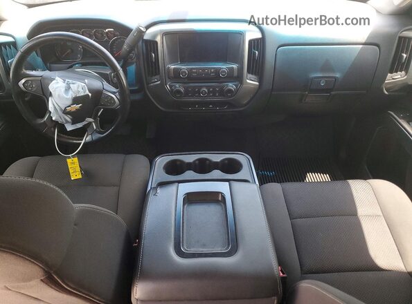 3GCPCREH6JG459880 2018 CHEVROLET SILVERADO Black Առջևի վահանակի տեսք