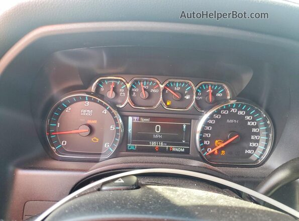3GCPCSEC0GG201844 2016 CHEVROLET SILVERADO Silver Instrument cluster view