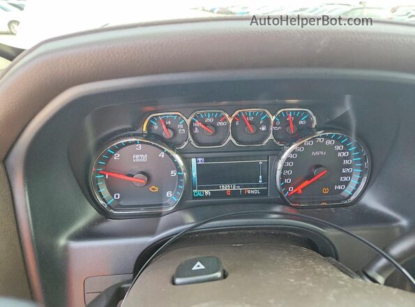 3GCPCSEC0JG280889 2018 CHEVROLET SILVERADO White Instrument cluster view