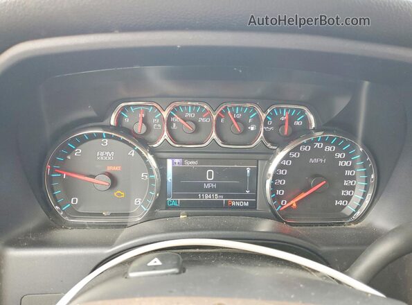 3GCPCSEC1GG202257 2016 CHEVROLET SILVERADO Black Սարքավորումների վահանակի տեսք