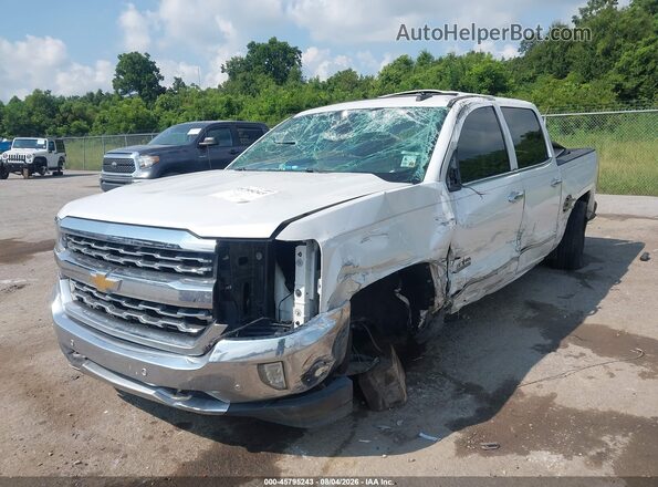 3GCPCSEC1HG293287 2017 CHEVROLET SILVERADO Белый Передняя левая четверть