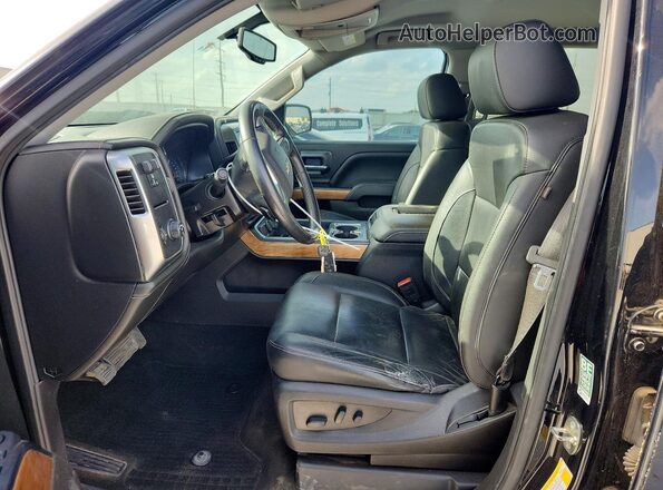 3GCPCSEC2JG337545 2018 CHEVROLET SILVERADO Black წინა სალონის ხედი