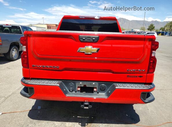 3GCPDBEK0PG185875 2023 CHEVROLET SILVERADO Red უკანა ხედი