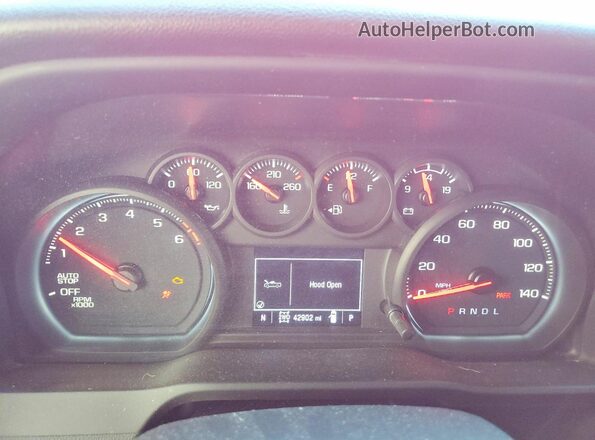 3GCPDBEK0PG185875 2023 CHEVROLET SILVERADO Red ხელსაწყოთა პანელის ხედი