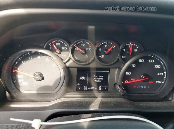 3GCPDBEK3PG264246 2023 CHEVROLET SILVERADO Silver Вид щитка приладів