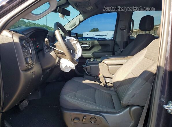 3GCPDBEK4NG538437 2022 CHEVROLET SILVERADO Black Widok wnętrza z przodu