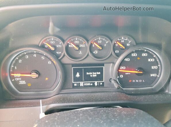 3GCPDBEK4NG538437 2022 CHEVROLET SILVERADO Black Widok zestawu wskaźników