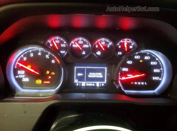 3GCPDBEK6PG201349 2023 CHEVROLET SILVERADO Silver Vista del cuadro de instrumentos