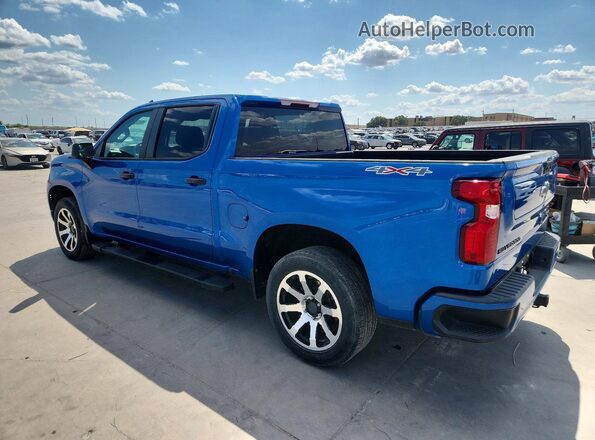 3GCPDBEK7NG566619 2022 CHEVROLET SILVERADO Blue Հետևի ձախ