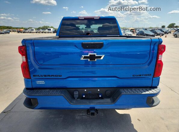 3GCPDBEK7NG566619 2022 CHEVROLET SILVERADO Blue Հետևի տեսք