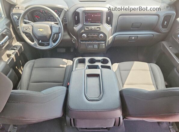 3GCPDBEK7NG566619 2022 CHEVROLET SILVERADO Blue Առջևի վահանակի տեսք