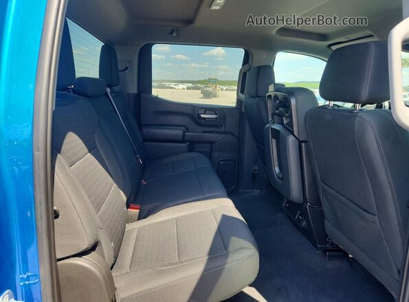 3GCPDBEK7NG566619 2022 CHEVROLET SILVERADO Blue Հետևի նստատեղերի տեսք