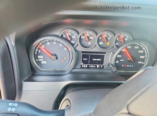 3GCPDBEK9RG203759 2024 CHEVROLET SILVERADO White Widok zestawu wskaźników