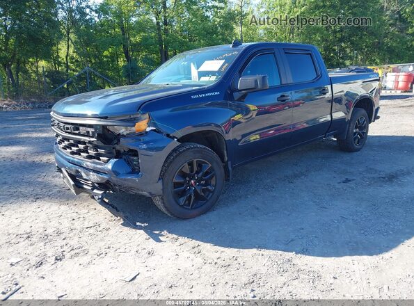 3GCPDBEKXNG671915 2022 CHEVROLET SILVERADO Blue Vista tres cuartos delantera izquierda
