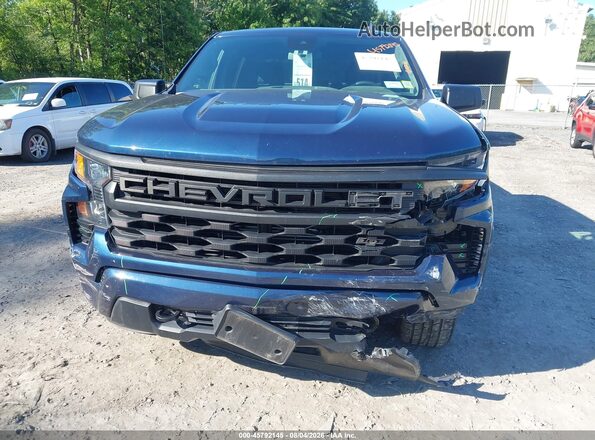 3GCPDBEKXNG671915 2022 CHEVROLET SILVERADO Blue Vista frontal