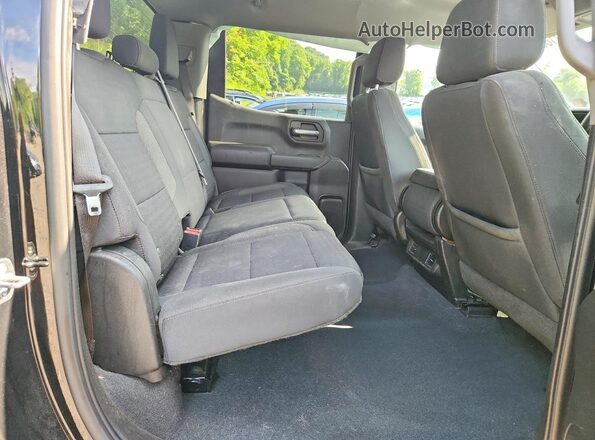 3GCPDCED3NG640772 2022 CHEVROLET SILVERADO Black Widok tylnych siedzeń