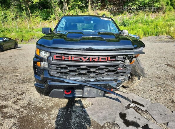 3GCPDCED3NG640772 2022 CHEVROLET SILVERADO Black Widok z przodu
