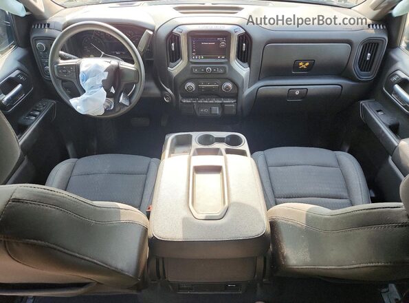 3GCPDCED3NG640772 2022 CHEVROLET SILVERADO Black Widok deski rozdzielczej