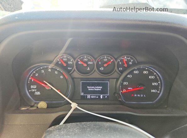 3GCPDCED3NG640772 2022 CHEVROLET SILVERADO Black Widok zestawu wskaźników