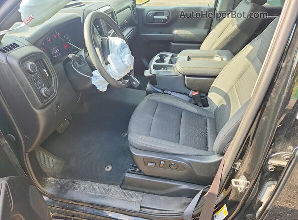 3GCPDCED3NG640772 2022 CHEVROLET SILVERADO Black Widok wnętrza z przodu