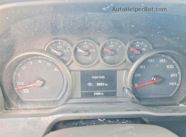 3GCPDCED4NG648654 2022 CHEVROLET SILVERADO Черный Вид щитка приборов
