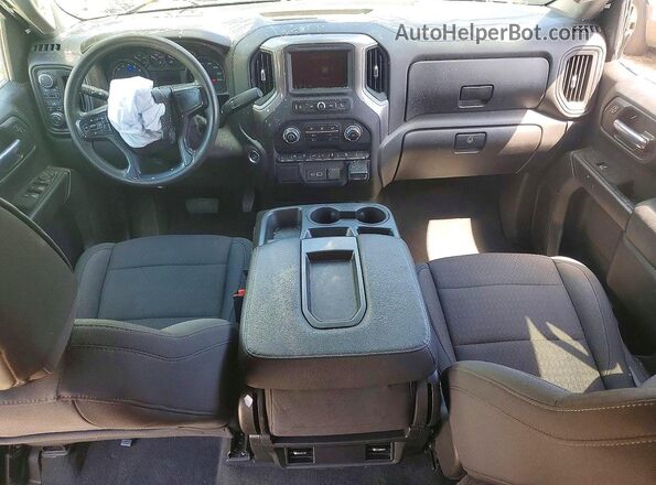 3GCPDCED4NG648654 2022 CHEVROLET SILVERADO Черный Вид панели приборов
