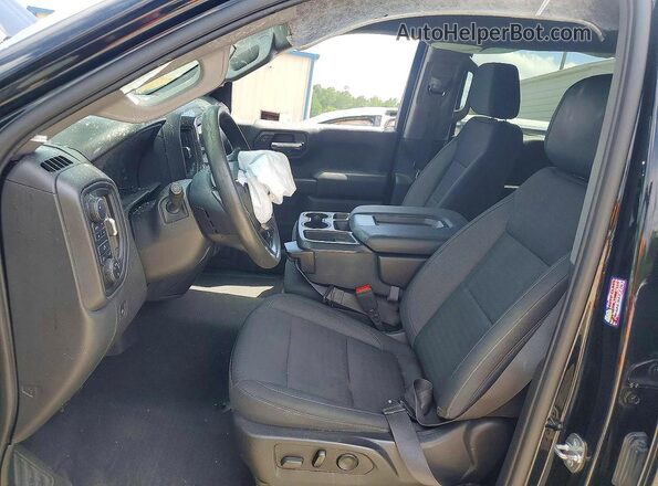 3GCPDCED4NG648654 2022 CHEVROLET SILVERADO Черный Вид салона спереди