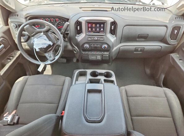 3GCPDCEK2NG569787 2022 CHEVROLET SILVERADO Black წინა პანელის ხედი