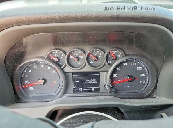 3GCPDCEK2NG569787 2022 CHEVROLET SILVERADO Black ხელსაწყოთა პანელის ხედი