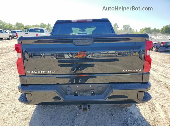 3GCPDCEK2NG569787 2022 CHEVROLET SILVERADO Черный Вид сзади