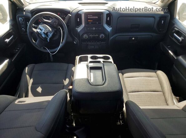 3GCPDCEK2NG569787 2022 CHEVROLET SILVERADO Черный Вид панели приборов