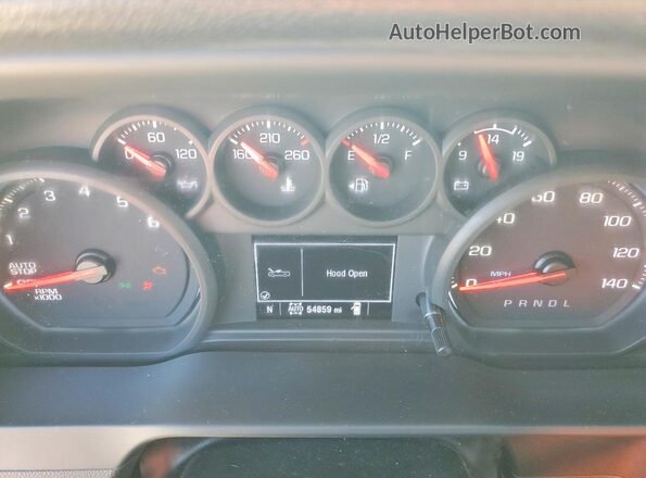 3GCPDCEK2NG569787 2022 CHEVROLET SILVERADO Черный Вид щитка приборов