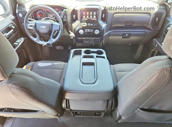 3GCPDCEK5NG650444 2022 CHEVROLET SILVERADO White Widok deski rozdzielczej