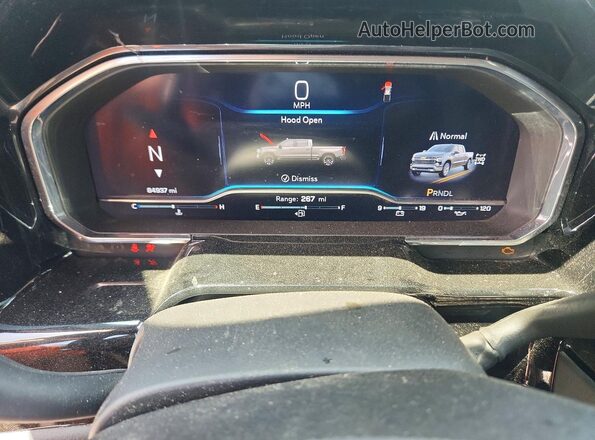 3GCPDDEK9PG262836 2023 CHEVROLET SILVERADO Белый Вид щитка приборов