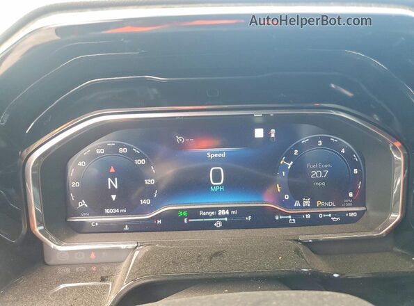 3GCPDKEK5PG142147 2023 CHEVROLET SILVERADO Silver Вид щитка приладів