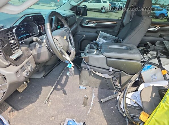 3GCPDKEK5PG240711 2023 CHEVROLET SILVERADO Blue Вид салону спереду