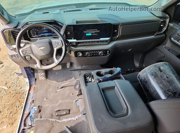 3GCPDKEK5PG240711 2023 CHEVROLET SILVERADO Blue Вид панелі приладів