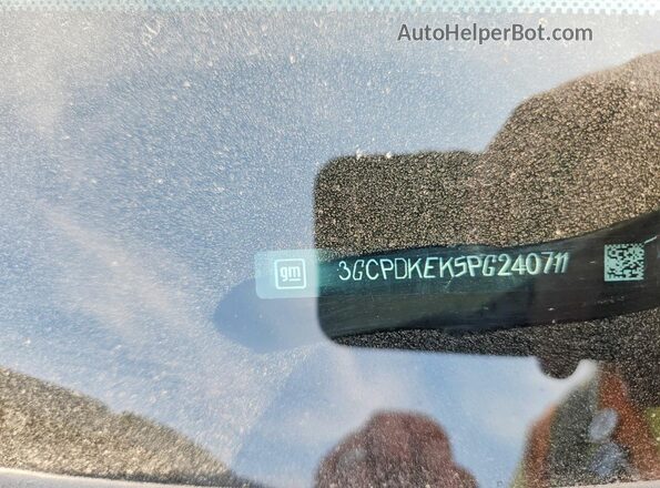 3GCPDKEK5PG240711 2023 CHEVROLET SILVERADO Blue Вид підкапотного простору