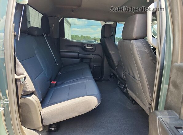 3GCPKCEK0SG313293 2025 CHEVROLET SILVERADO Зеленый Вид задних сидений