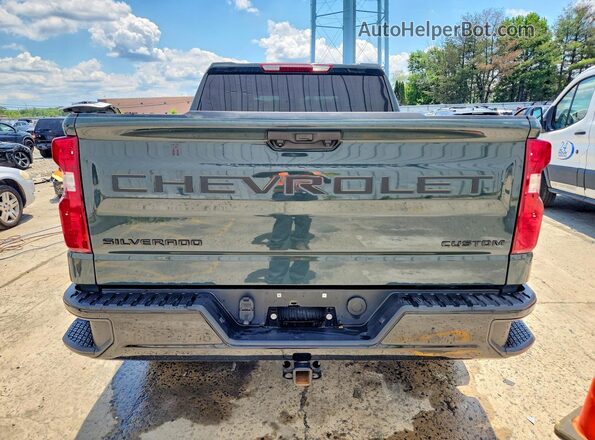 3GCPKCEK0SG313293 2025 CHEVROLET SILVERADO Зеленый Вид сзади