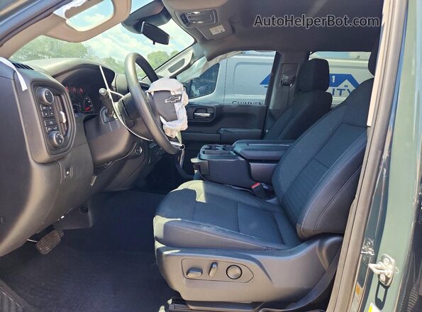 3GCPKCEK0SG313293 2025 CHEVROLET SILVERADO Зеленый Вид салона спереди