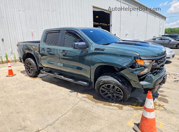 3GCPKCEK0SG313293 2025 CHEVROLET SILVERADO Зеленый Передняя правая четверть
