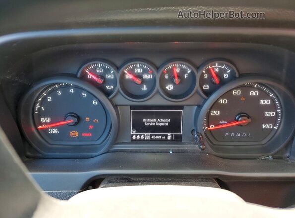 3GCPKCEK1SG274889 2025 CHEVROLET SILVERADO Black Вид щитка приладів