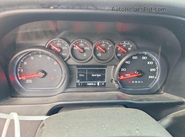 3GCPWAEF1LG311422 2020 CHEVROLET SILVERADO White Instrument cluster view