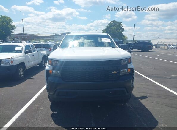 3GCPWAEH4MG186404 2021 CHEVROLET SILVERADO White Widok zestawu wskaźników