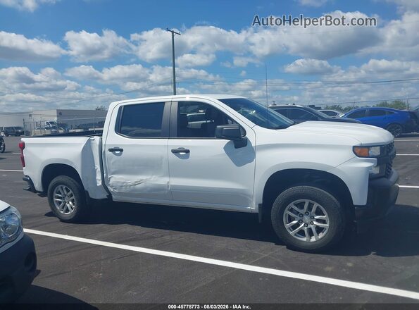 3GCPWAEH4MG186404 2021 CHEVROLET SILVERADO White Widok wnętrza z tyłu