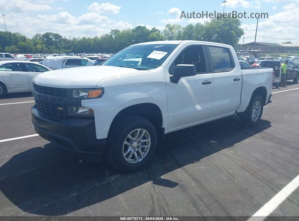 3GCPWAEH4MG186404 2021 CHEVROLET SILVERADO White Przód lewy