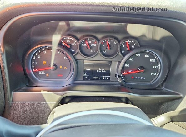 3GCPWBEH5LG349520 2020 CHEVROLET SILVERADO White Widok zestawu wskaźników